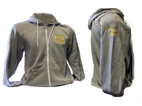 zip-up hoodie - Embroidered